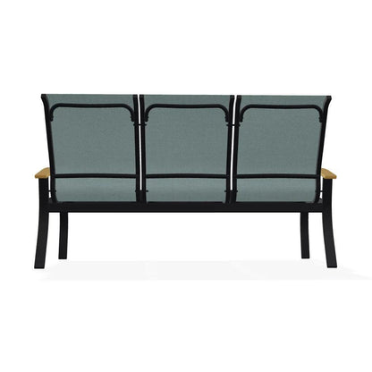 Belle Isle Sling Polymer Arms 3 - Seat Sofa - LOOMLAN - Telescope - Outdoor Sofas & Loveseats
