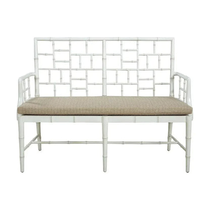 Belleville Linen Stylish Settee - LOOMLAN - Bedroom Benches