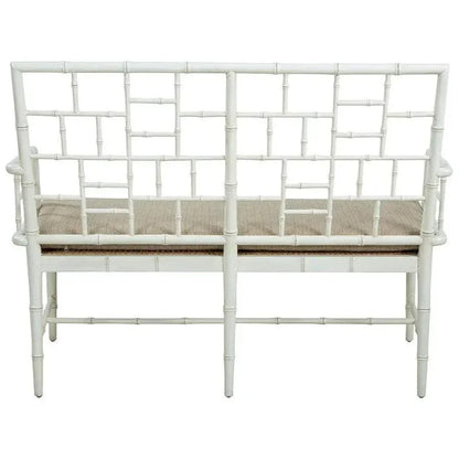 Belleville Linen Stylish Settee - LOOMLAN - Bedroom Benches