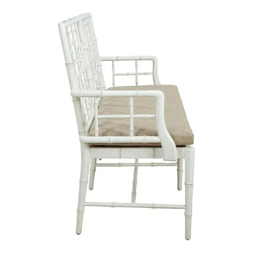 Belleville Linen Stylish Settee - LOOMLAN - Bedroom Benches