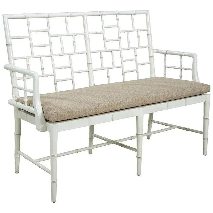 Belleville Linen Stylish Settee - LOOMLAN - Bedroom Benches