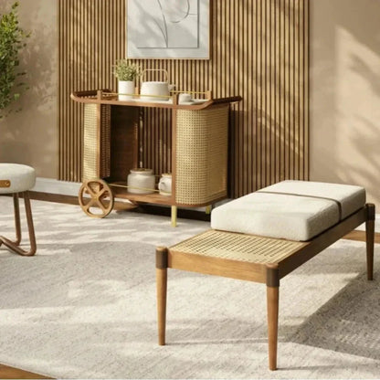 Bello Luxurious Boucle Bench - LOOMLAN - Urbia - Bedroom Benches