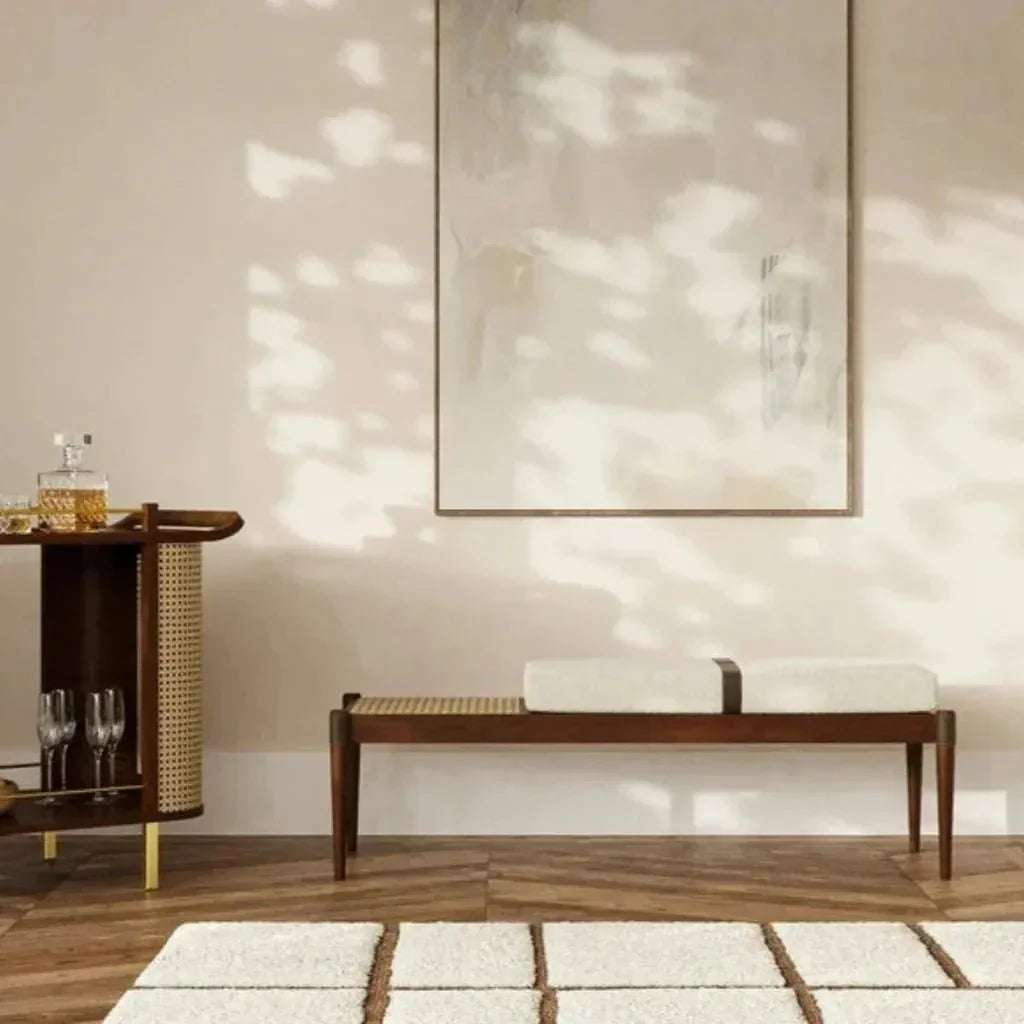 Bello Luxurious Boucle Bench - LOOMLAN - Urbia - Bedroom Benches