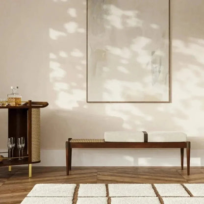 Bello Luxurious Boucle Bench - LOOMLAN - Urbia - Bedroom Benches