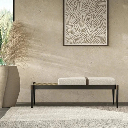 Bello Luxurious Boucle Bench - LOOMLAN - Urbia - Bedroom Benches