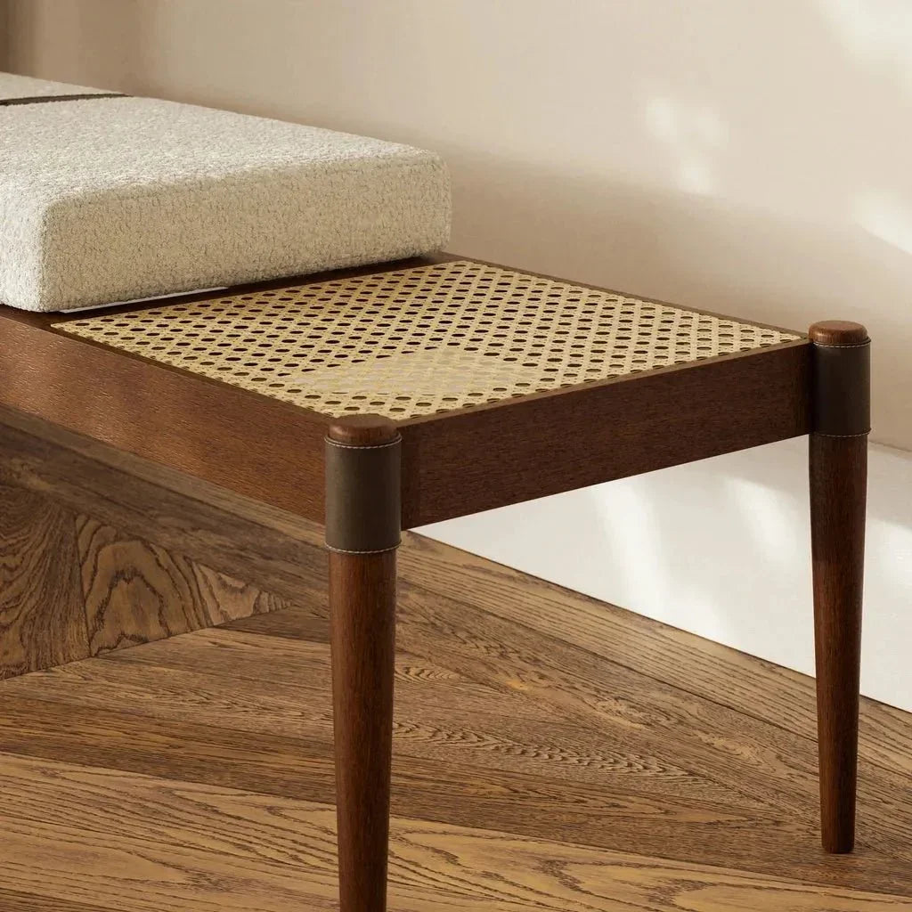 Bello Luxurious Boucle Bench - LOOMLAN - Urbia - Bedroom Benches