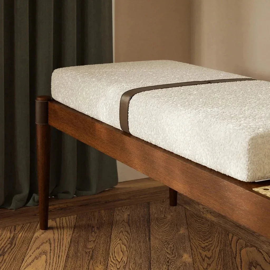 Bello Luxurious Boucle Bench - LOOMLAN - Urbia - Bedroom Benches