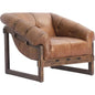 Bellos Grain Brown Accent Chair - LOOMLAN - Moe's Home - Accent Chairs