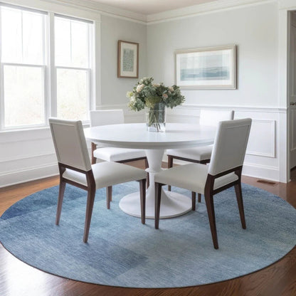 Belvara Blue Washable Indoor - Outdoor Rug - LOOMLAN - LOOMLAN Rugs - Outdoor Rugs