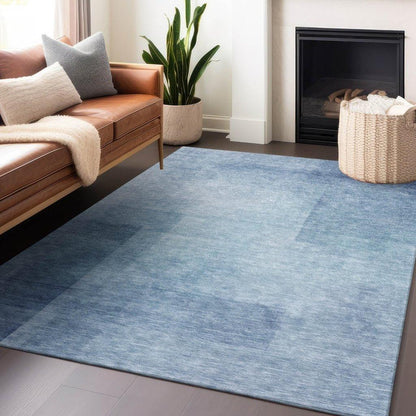 Belvara Blue Washable Indoor - Outdoor Rug - LOOMLAN - LOOMLAN Rugs - Outdoor Rugs