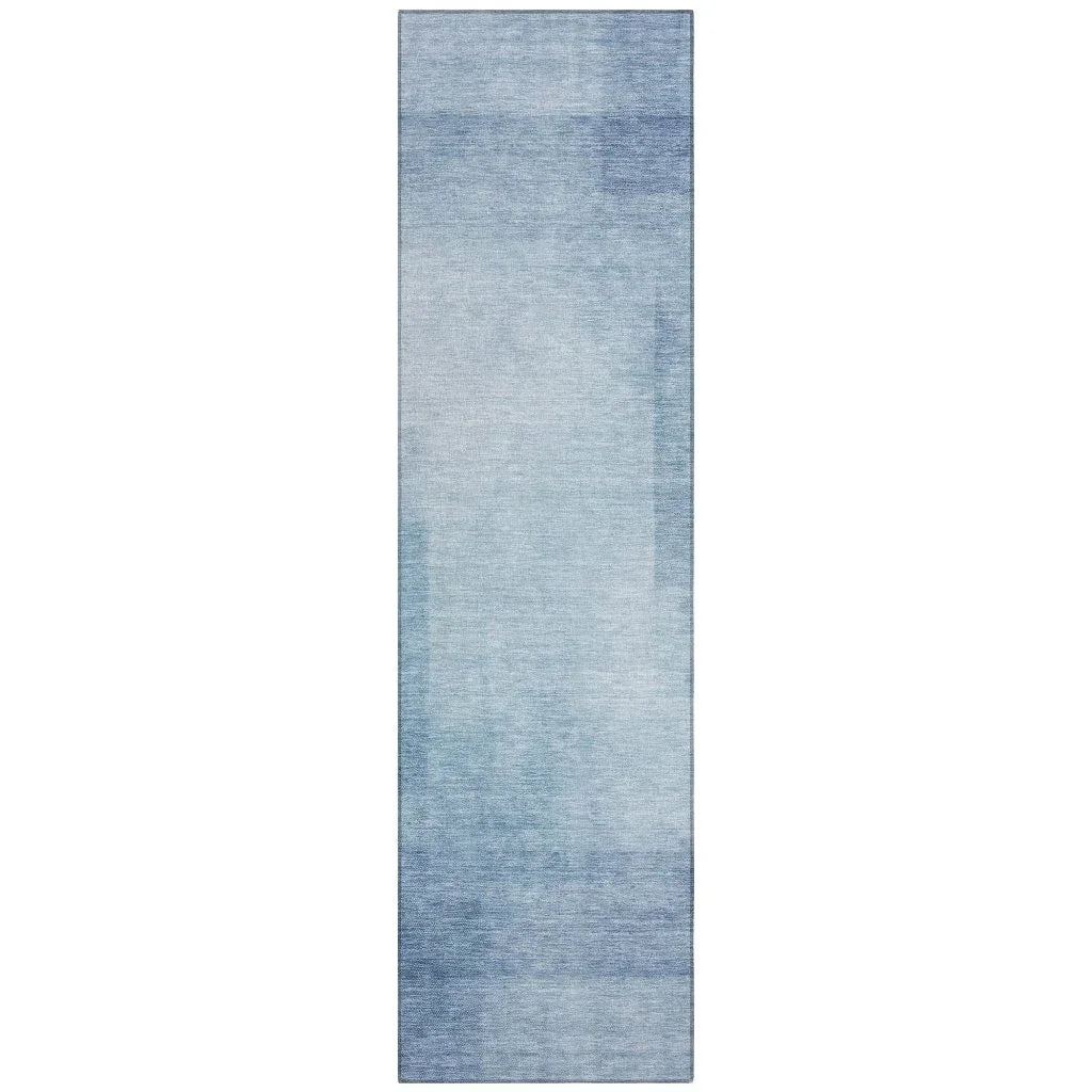 Belvara Blue Washable Indoor - Outdoor Rug - LOOMLAN - LOOMLAN Rugs - Outdoor Rugs