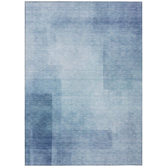 Belvara Blue Washable Indoor - Outdoor Rug - LOOMLAN - LOOMLAN Rugs - Outdoor Rugs