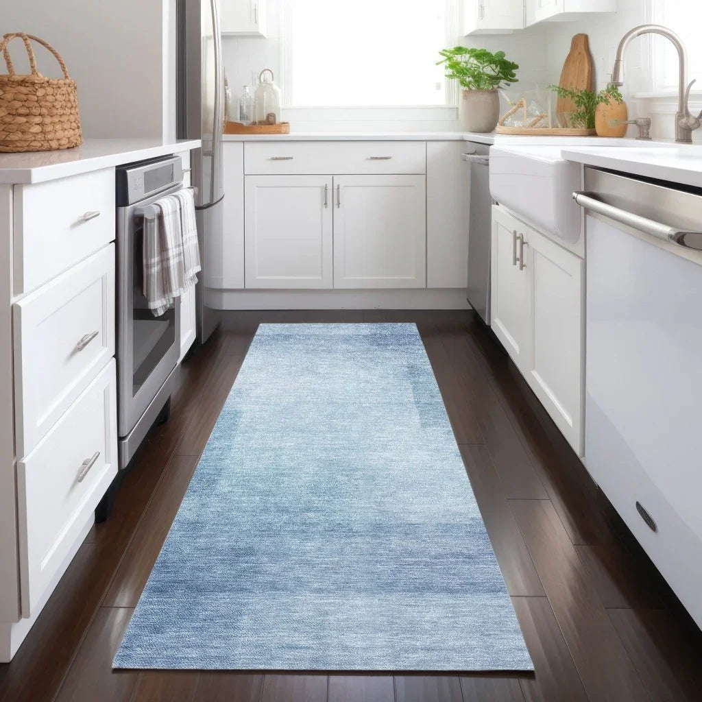 Belvara Blue Washable Indoor - Outdoor Rug - LOOMLAN - LOOMLAN Rugs - Outdoor Rugs
