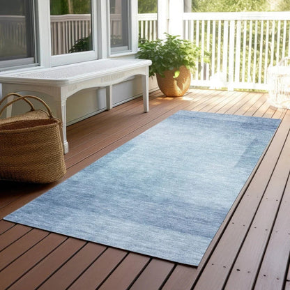 Belvara Blue Washable Indoor - Outdoor Rug - LOOMLAN - LOOMLAN Rugs - Outdoor Rugs