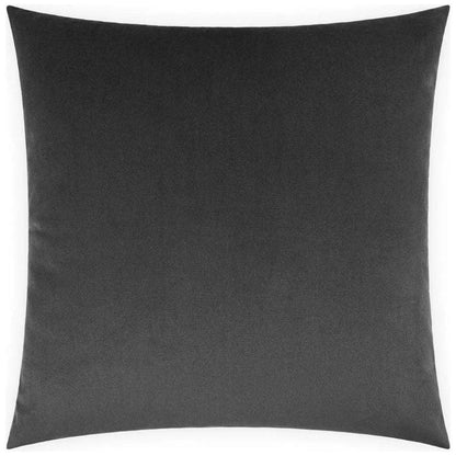 Belvedere Charcoal Grey Throw Pillow Insert - LOOMLAN - D.V. Kap - Throw Pillows
