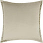 Belvedere Flange Beach Brown Throw Pillow Insert - LOOMLAN - D.V. Kap - Throw Pillows