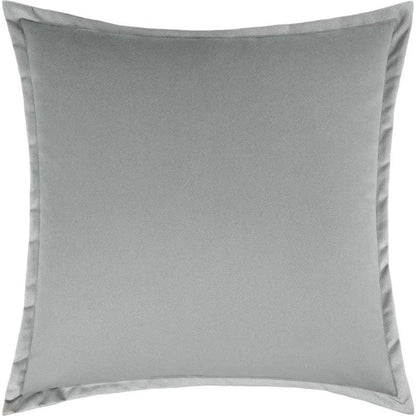 Belvedere Flange Glacier Grey Throw Pillow Insert - LOOMLAN - D.V. Kap - Throw Pillows