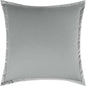 Belvedere Flange Glacier Grey Throw Pillow Insert - LOOMLAN - D.V. Kap - Throw Pillows