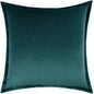 Belvedere Flange Laguna Teal Throw Pillow Insert - LOOMLAN - D.V. Kap - Throw Pillows