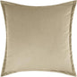 Belvedere Flange Linen Brown Throw Pillow Insert - LOOMLAN - D.V. Kap - Throw Pillows