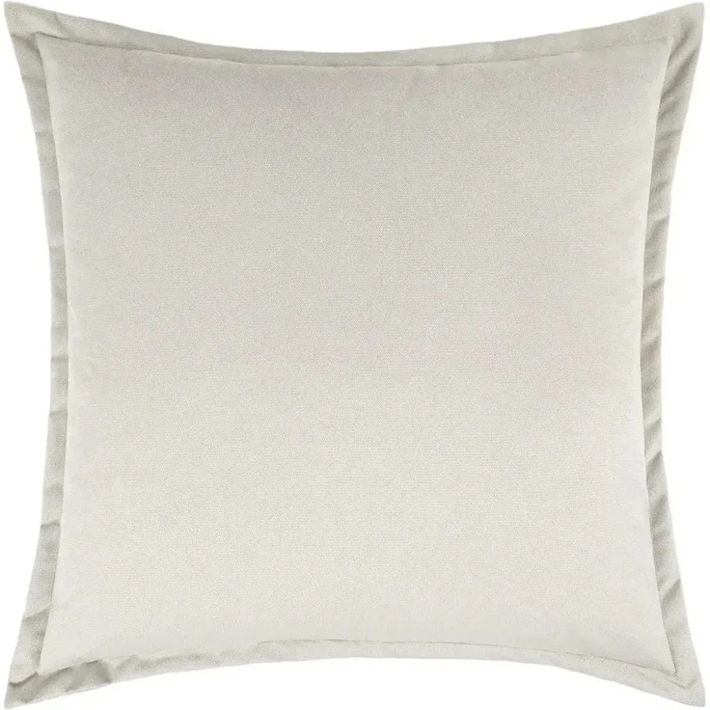 Belvedere Flange Marshmallow White Throw Pillow Insert - LOOMLAN - D.V. Kap - Throw Pillows