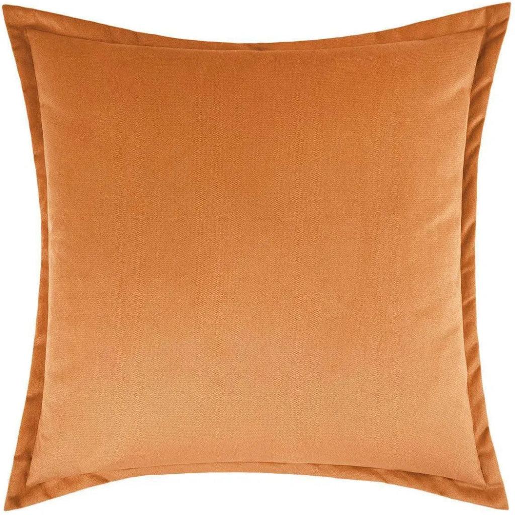 Belvedere Flange Satsuma Orange Throw Pillow Insert - LOOMLAN - D.V. Kap - Throw Pillows