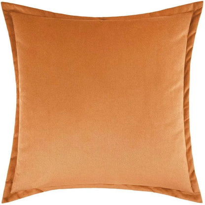 Belvedere Flange Satsuma Orange Throw Pillow Insert - LOOMLAN - D.V. Kap - Throw Pillows