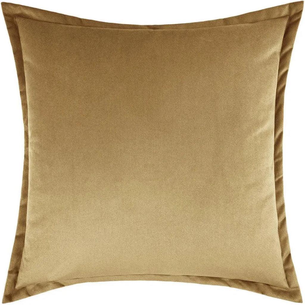 Belvedere Flange Tiger's Eye Brown Throw Pillow Insert - LOOMLAN - D.V. Kap - Throw Pillows