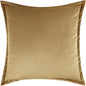 Belvedere Flange Tiger's Eye Brown Throw Pillow Insert - LOOMLAN - D.V. Kap - Throw Pillows