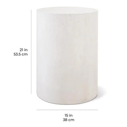 Ben Accent Table - Slate Grey Outdoor End Table - LOOMLAN - Seasonal Living - Outdoor Side Tables