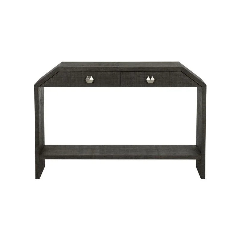Bend 2 - Drawer Black Console Table - LOOMLAN - Chelsea House - Console Tables