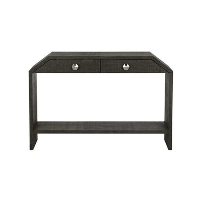 Bend 2 - Drawer Black Console Table - LOOMLAN - Chelsea House - Console Tables