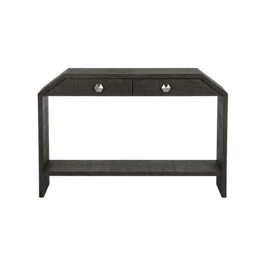 Bend 2 - Drawer Black Console Table - LOOMLAN - Chelsea House - Console Tables