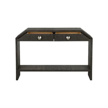 Bend 2 - Drawer Black Console Table - LOOMLAN - Chelsea House - Console Tables