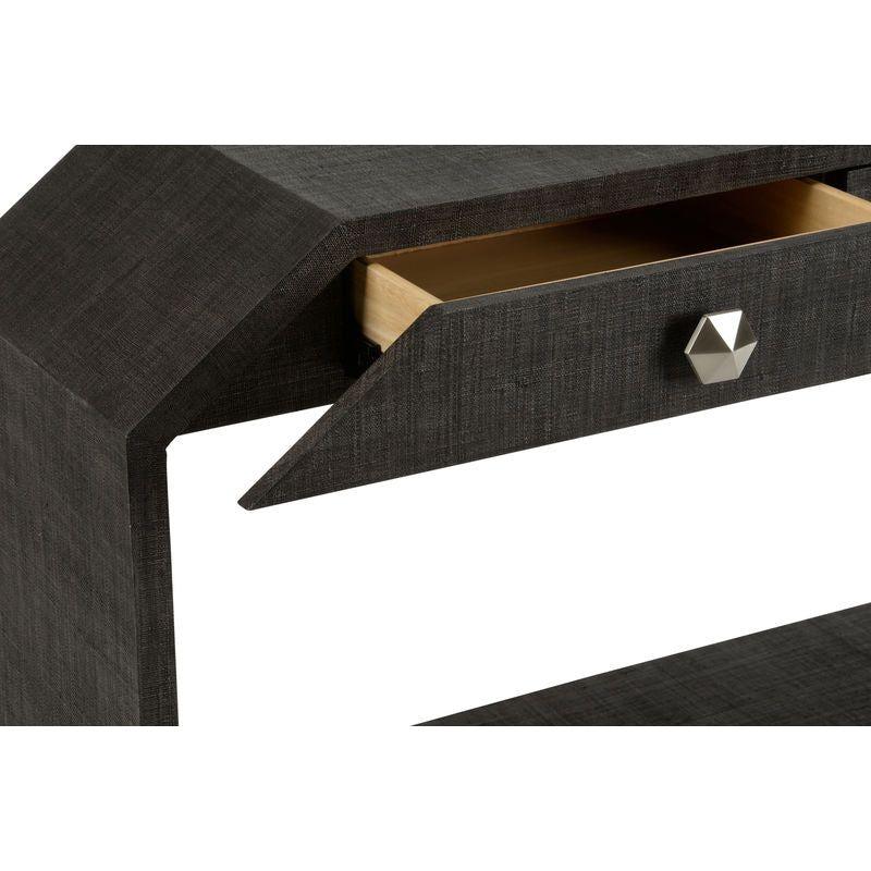 Bend 2 - Drawer Black Console Table - LOOMLAN - Chelsea House - Console Tables