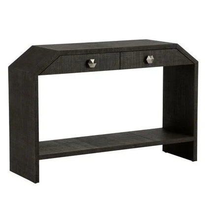 Bend 2 - Drawer Black Console Table - LOOMLAN - Chelsea House - Console Tables