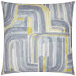 Bender Grey Slate Blue Large Throw Pillow Insert - LOOMLAN - D.V. Kap - Throw Pillows