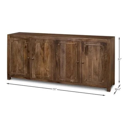 Benedict Sideboard Buffet for Dining Room - LOOMLAN - Sarreid - Sideboards