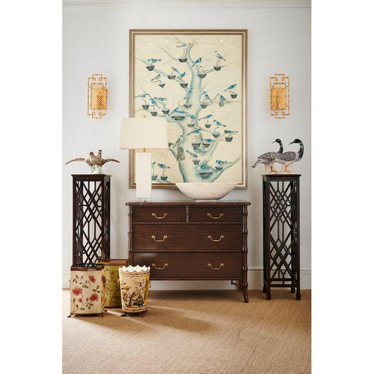 Benton Bamboo Design Gold Wall Sconce - LOOMLAN - Chelsea House - Wall Sconces