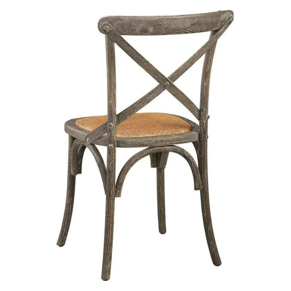 Bentwood Wood d Armless Dining Chair 2PC - LOOMLAN - Furniture Classics - Dining Chairs