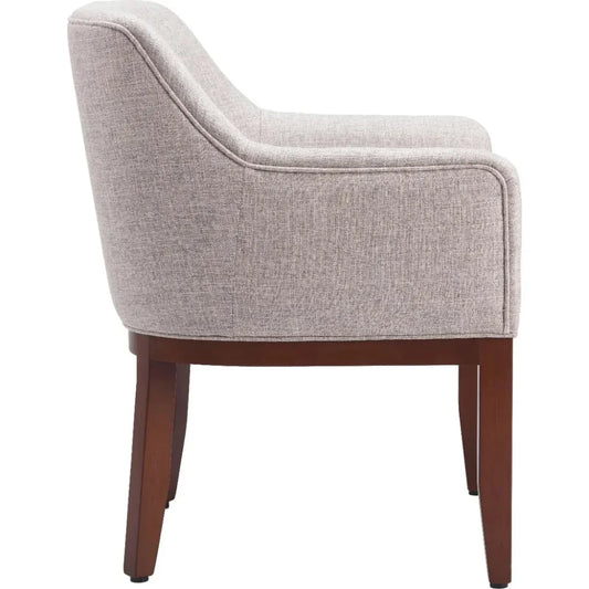 Berbera Wood Gray Dining Arm Chair - LOOMLAN - Zuo Modern - Dining Chairs