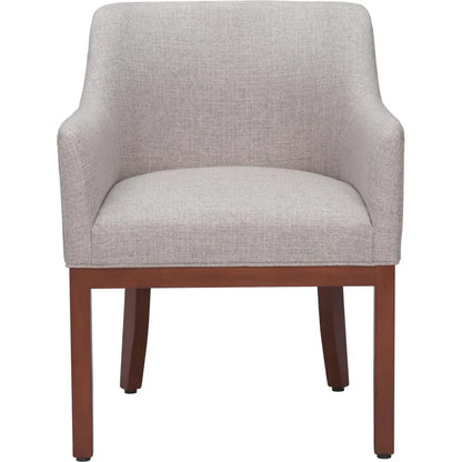 Berbera Wood Gray Dining Arm Chair - LOOMLAN - Zuo Modern - Dining Chairs