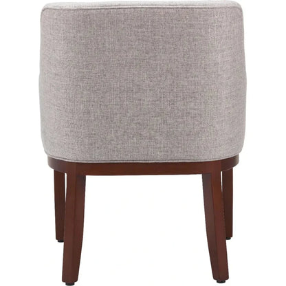 Berbera Wood Gray Dining Arm Chair - LOOMLAN - Zuo Modern - Dining Chairs