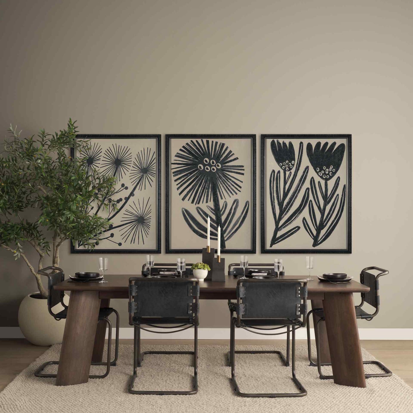 Berbick Leather Armless Dining Chair (Set of 2)