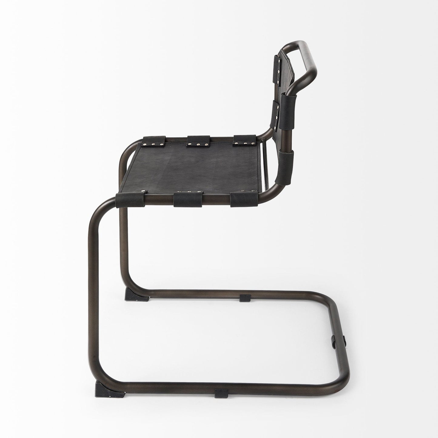 Berbick Leather Armless Dining Chair (Set of 2)