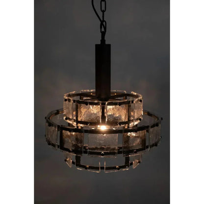Bergdorf Pendant, Black Steel - LOOMLAN - Noir - Pendants