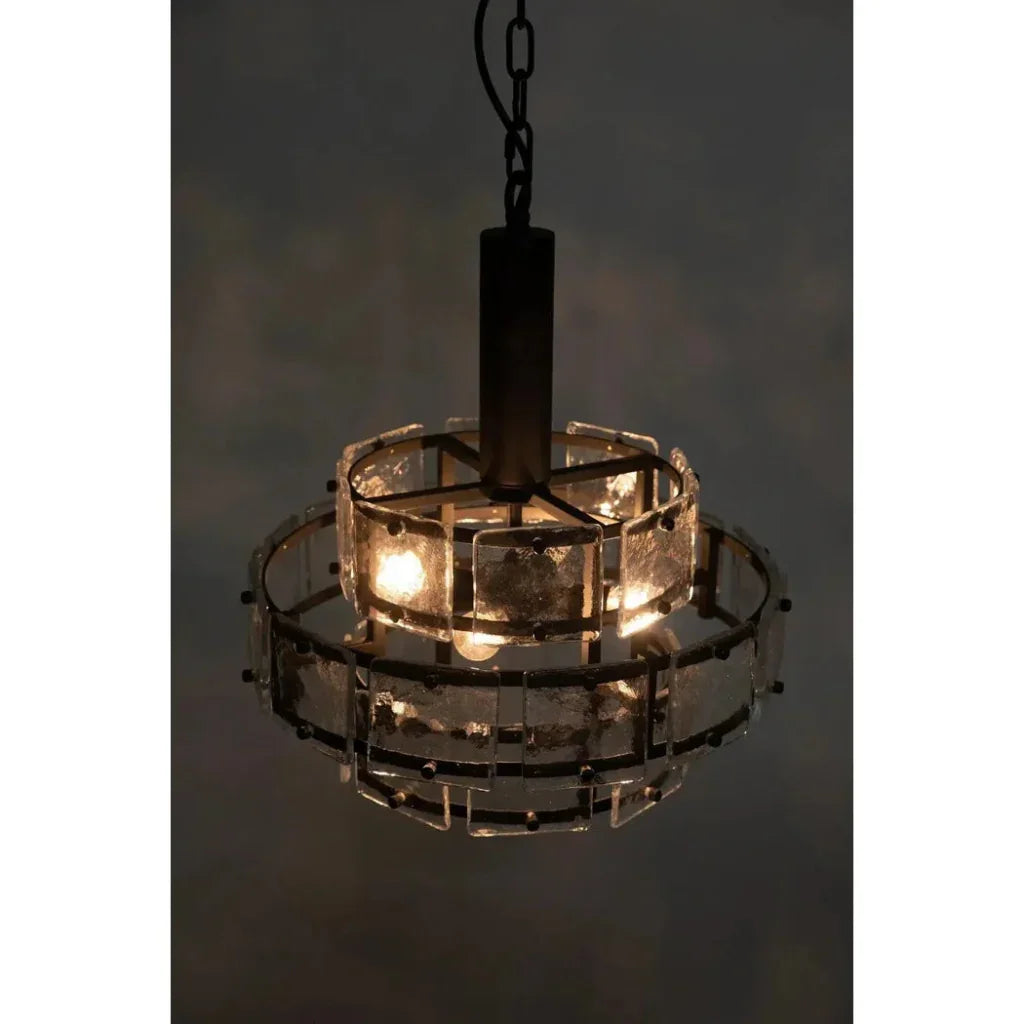 Bergdorf Pendant, Black Steel - LOOMLAN - Noir - Pendants
