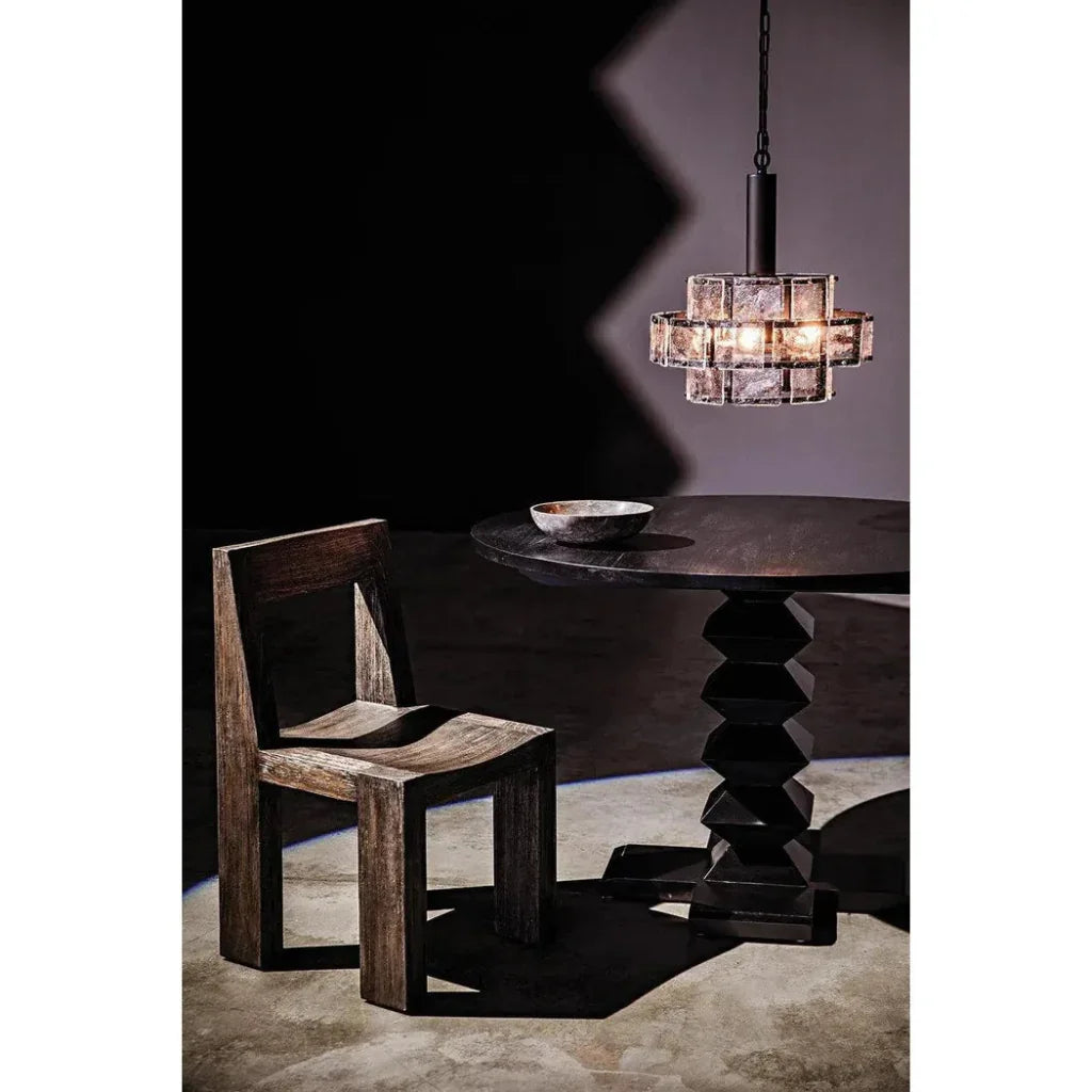 Bergdorf Pendant, Black Steel - LOOMLAN - Noir - Pendants