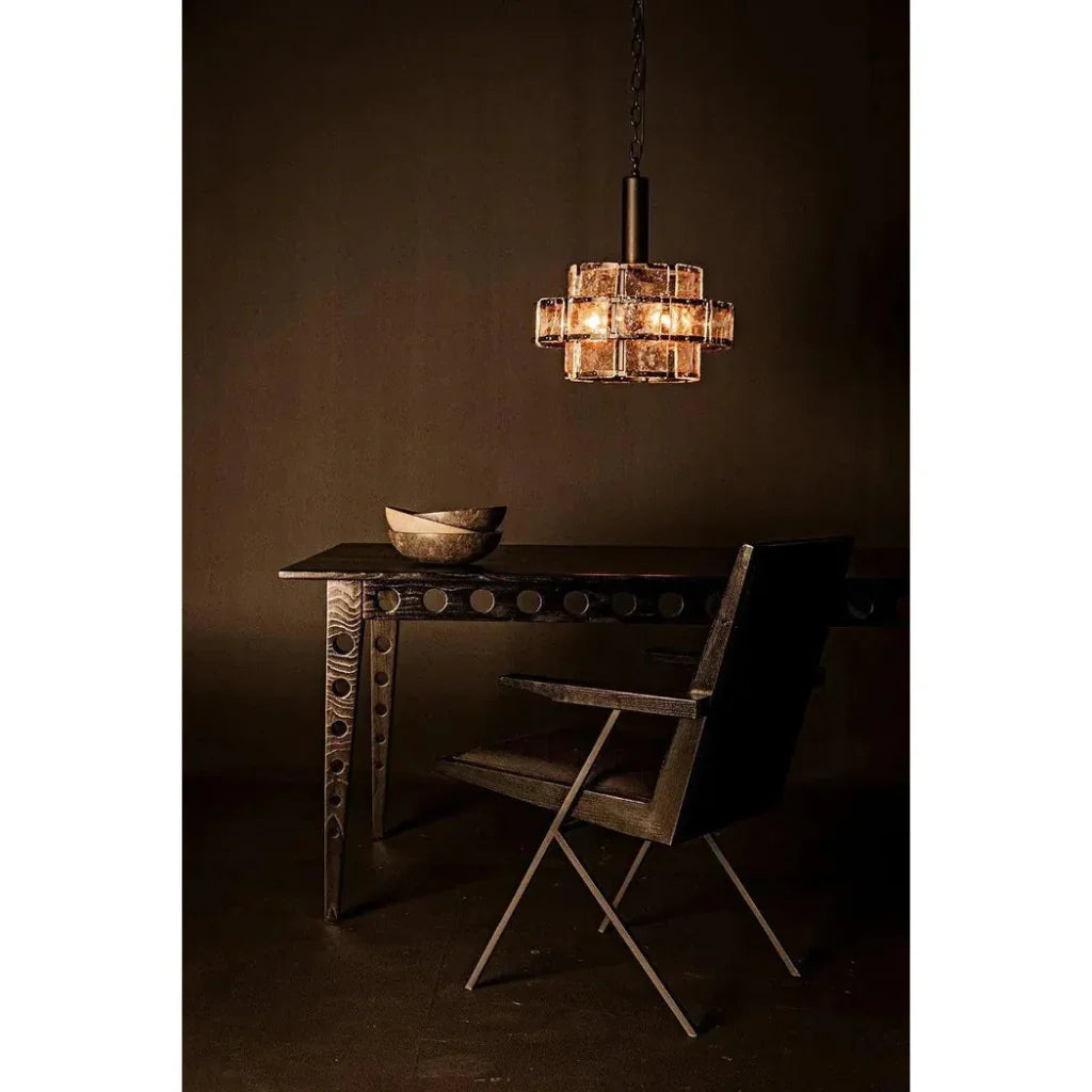 Bergdorf Pendant, Black Steel - LOOMLAN - Noir - Pendants