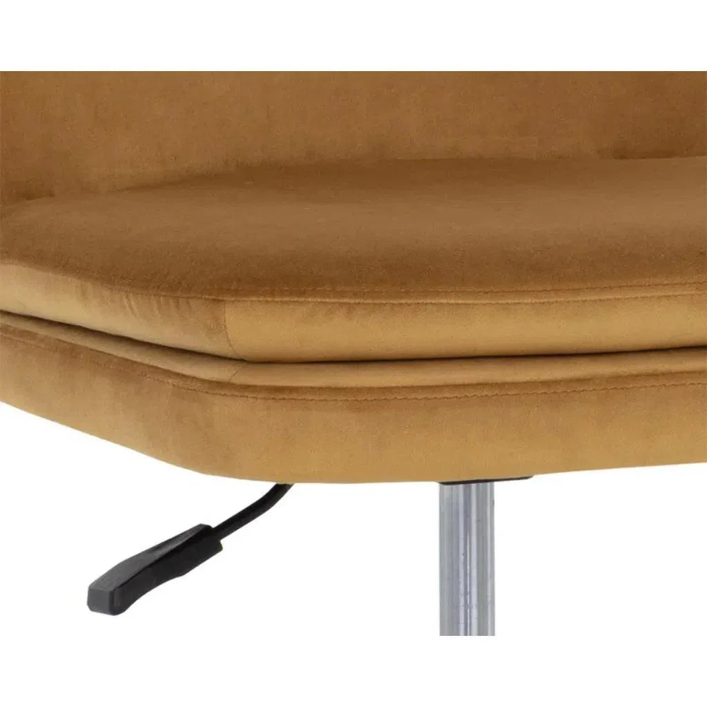 Berget Fabric Armless Office Chair-Office Chairs-SUNPAN-LOOMLAN